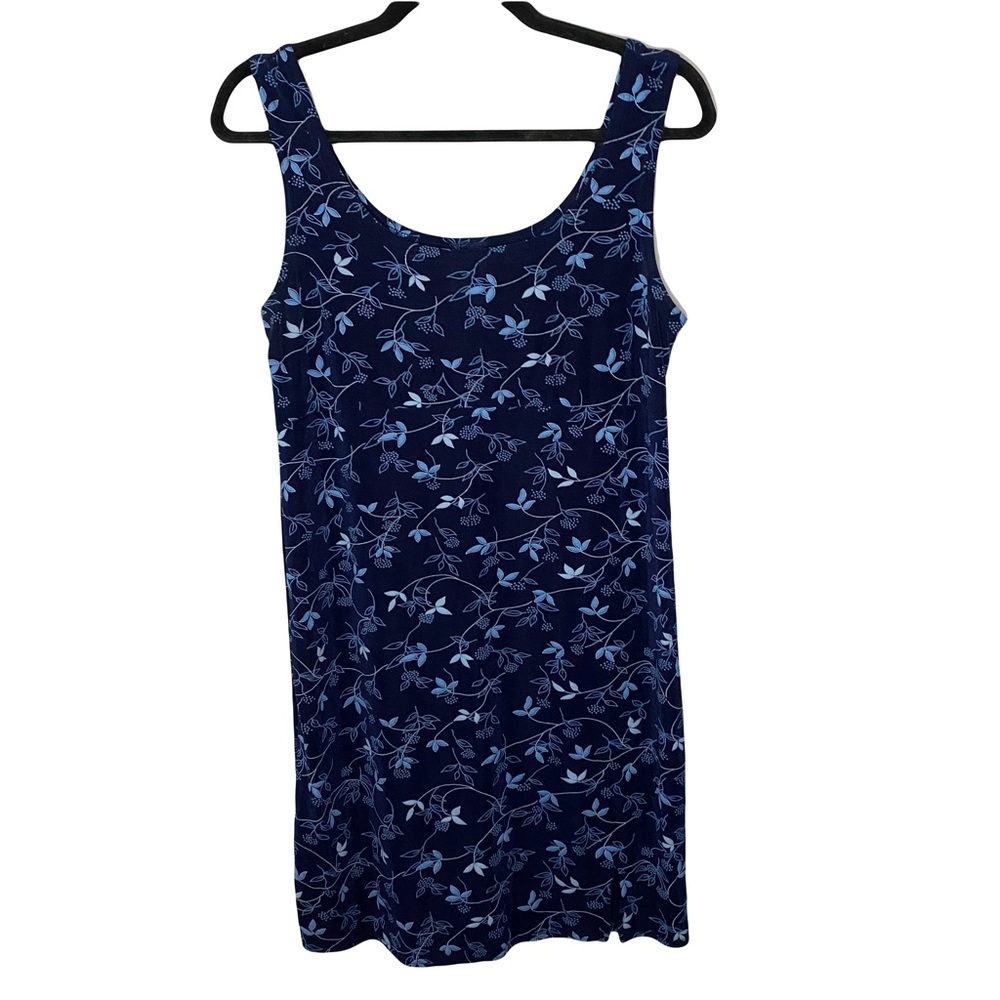 Zanoni by Jalate Blue Floral Dress Sz Large